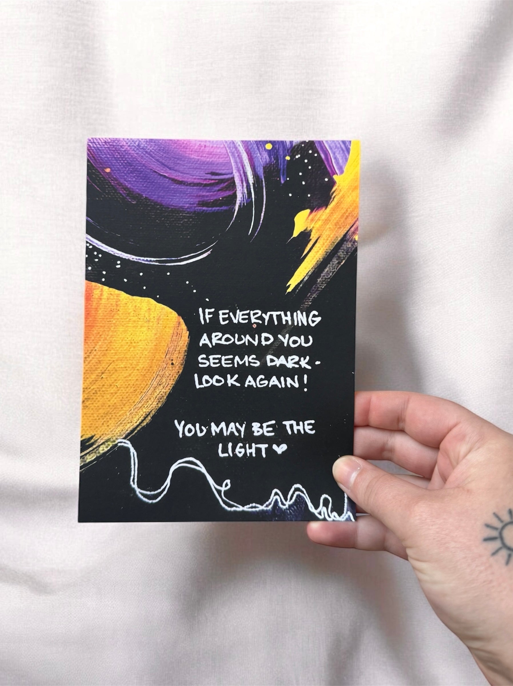 Postkarte YOU MAY BE THE LIGHT