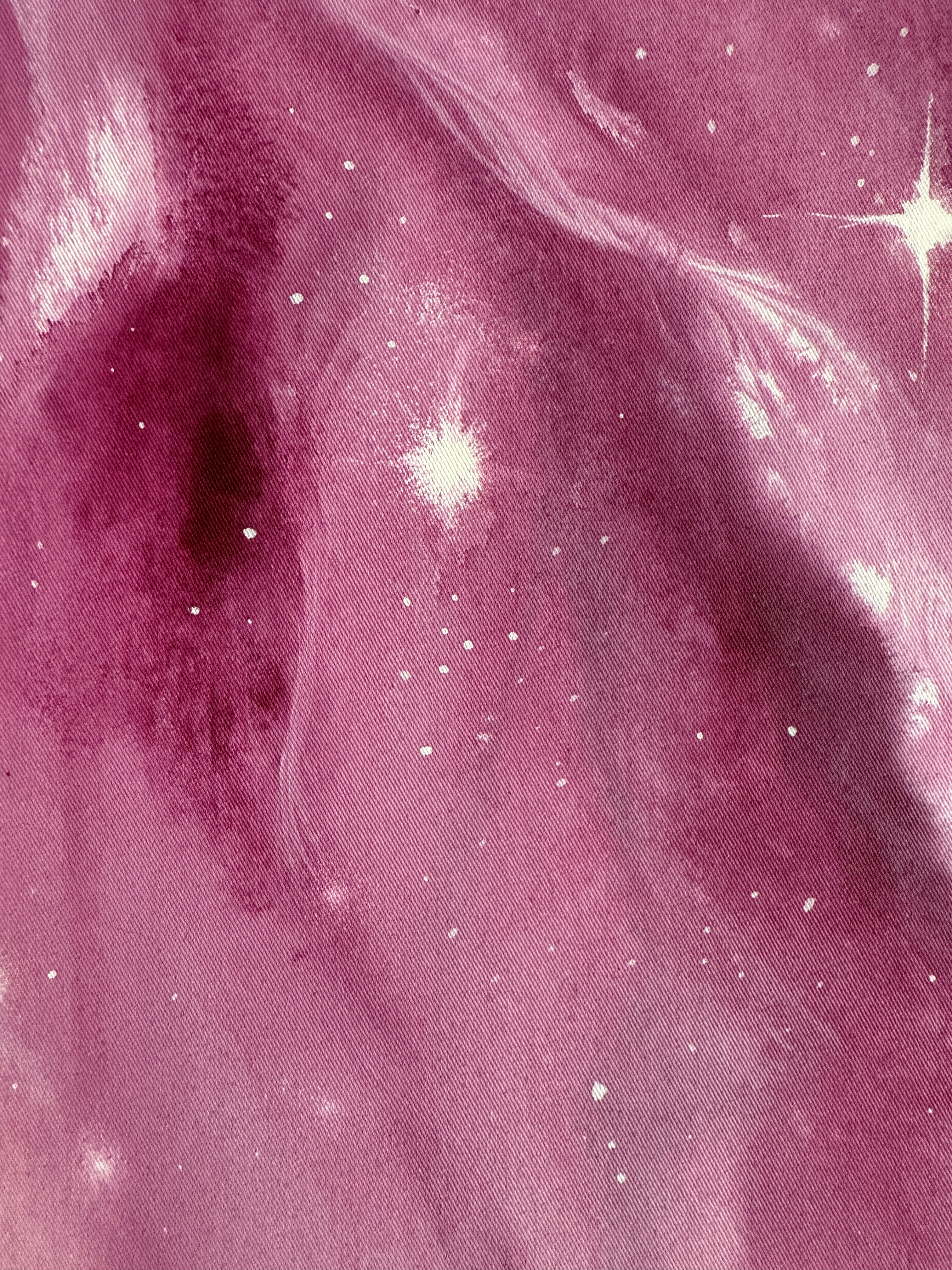 Abstrakte Kunst mit spirituellem Ausdruck. Sophie Drummer - Malerei inspiriert von den Sternen 