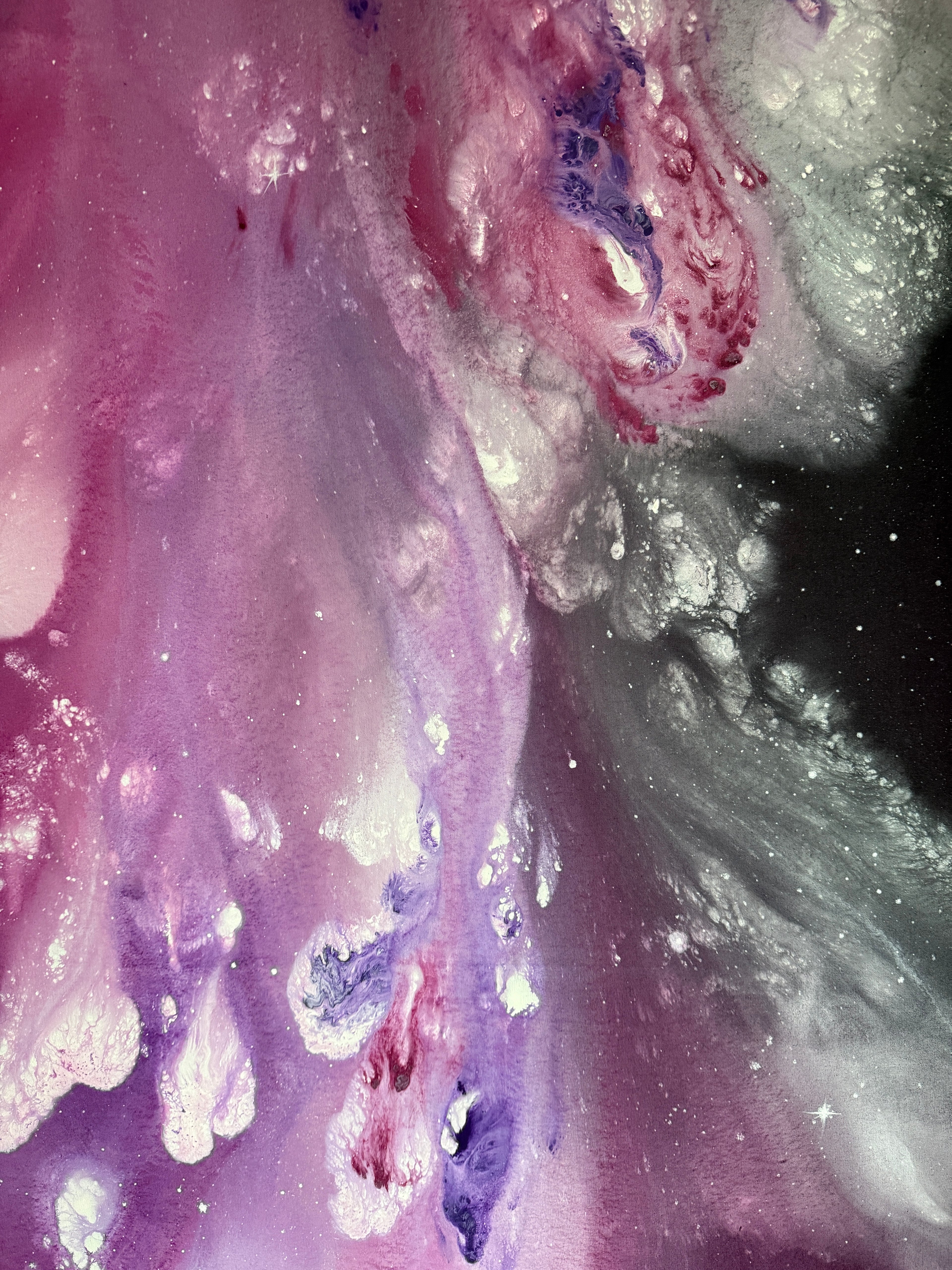 Zeitgenössische abstrakte Kunstwerke mit Gefühl von Sophie Drummer aus Wiesbaden, perfekt für luxuriöses Interior